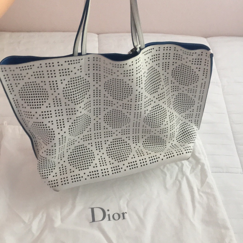Dior white bag